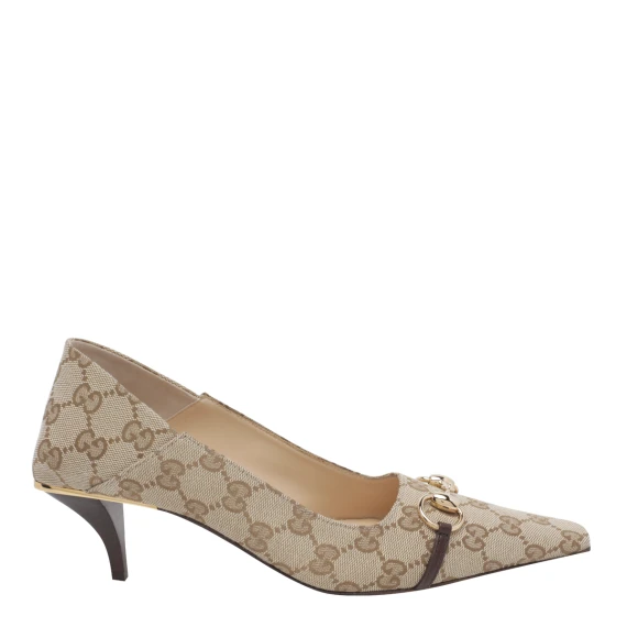 Scarpe con tacco beige