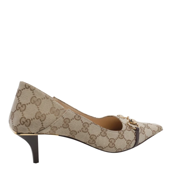 Scarpe con tacco beige