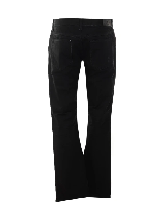 Embroidery Denim Pants