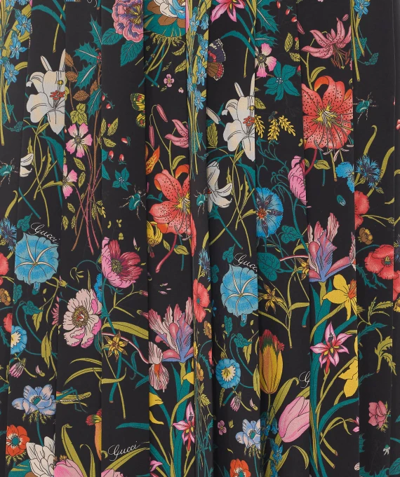 Multicolor Midi Skirt