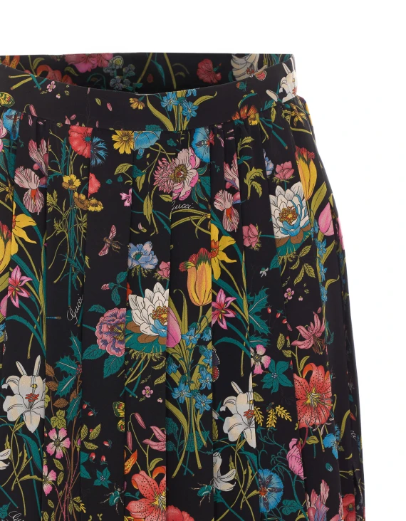 Multicolor Midi Skirt