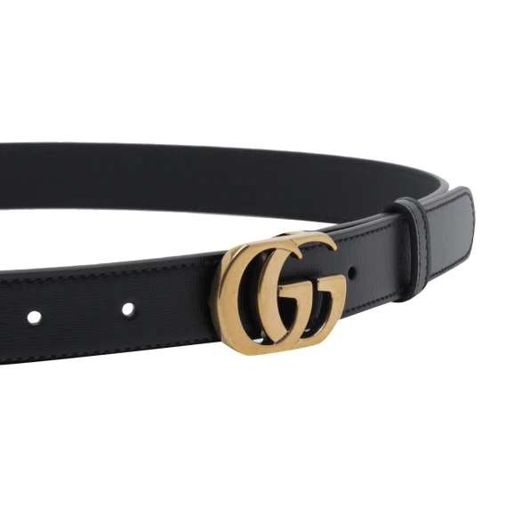 Black GG Marmont Belt