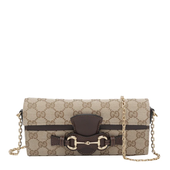Beige Chain Wallet Gucci