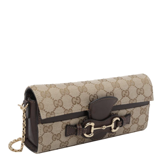 Beige Chain Wallet Gucci