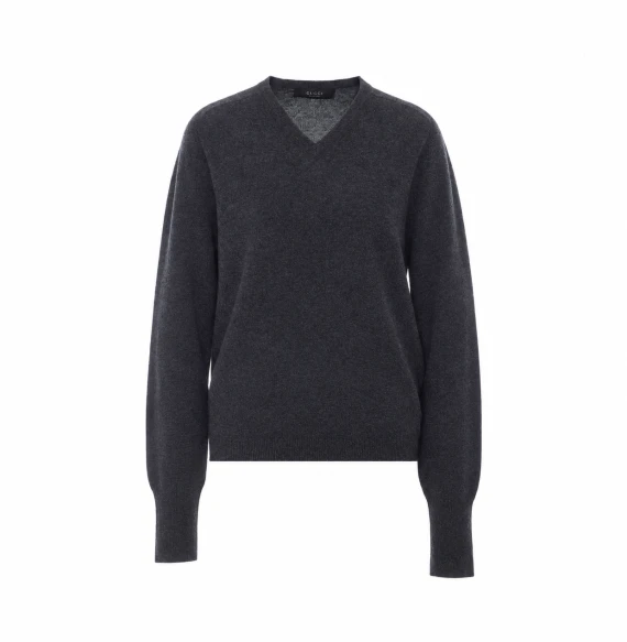 Maglione in cashmere grigio
