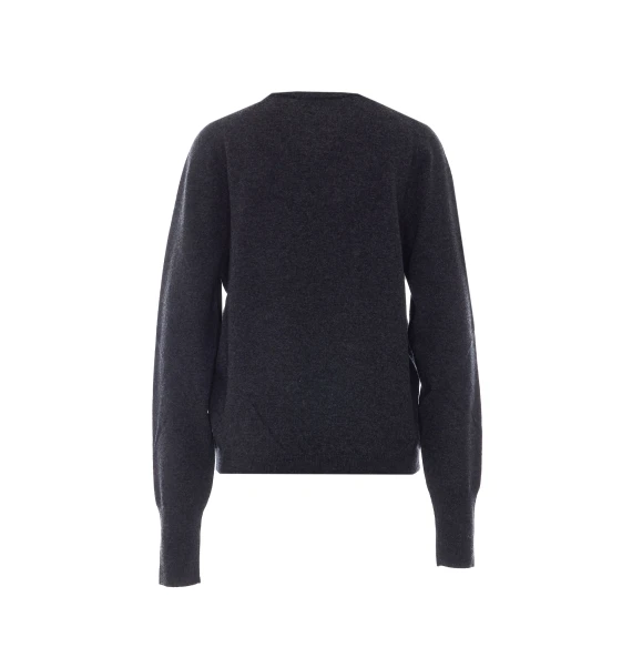 Maglione in cashmere grigio Gucci