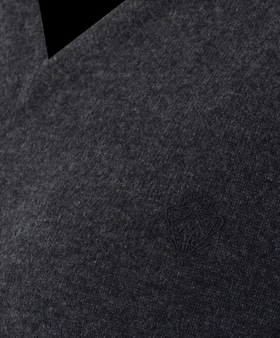 Maglione in cashmere grigio Gucci