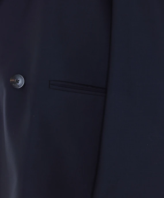 Blue oversized double-breasted blazer Gucci