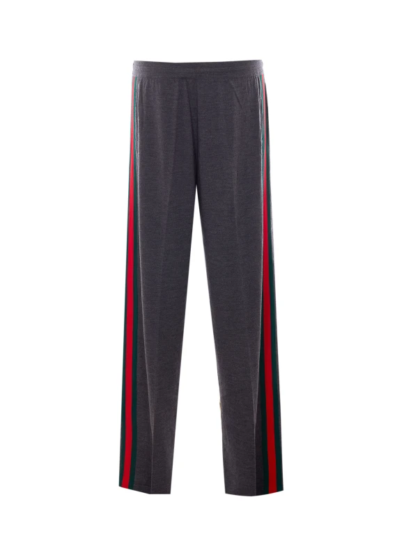 Pantaloni grigi Gucci