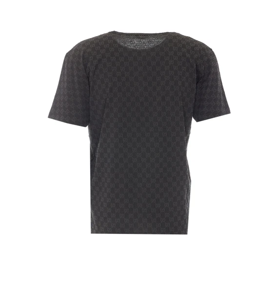 T-shirt nera Gucci