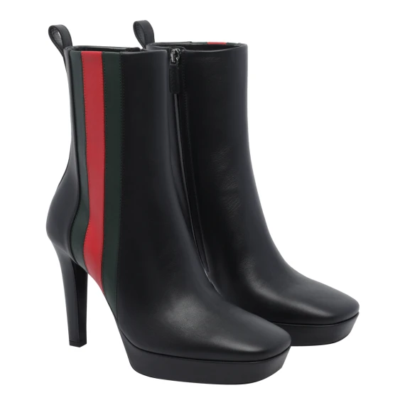 Galleria black ankle boots Gucci