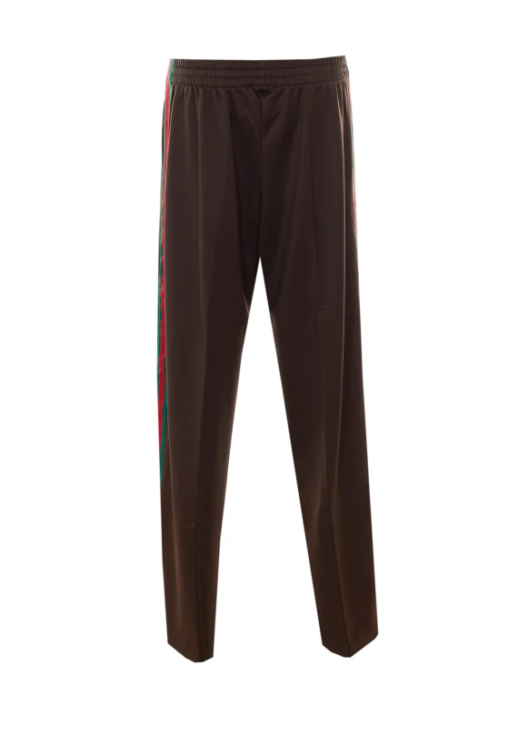 Pantaloni sportivi marroni Gucci