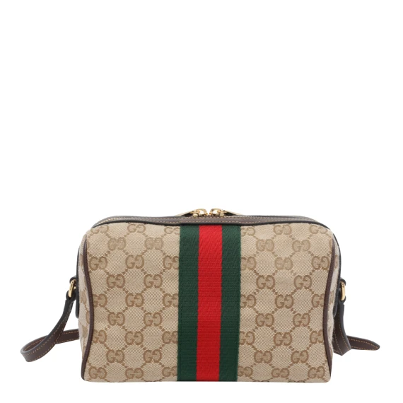 Small beige Horsebit shoulder bag Gucci