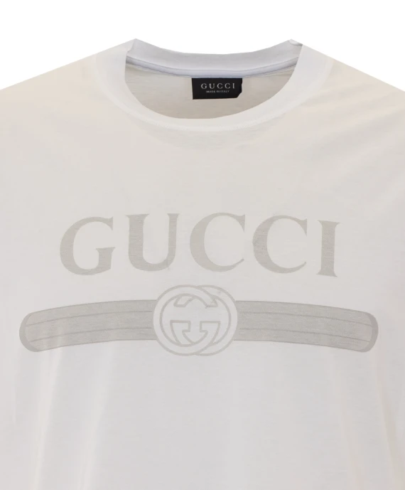 White cotton T-shirt Gucci
