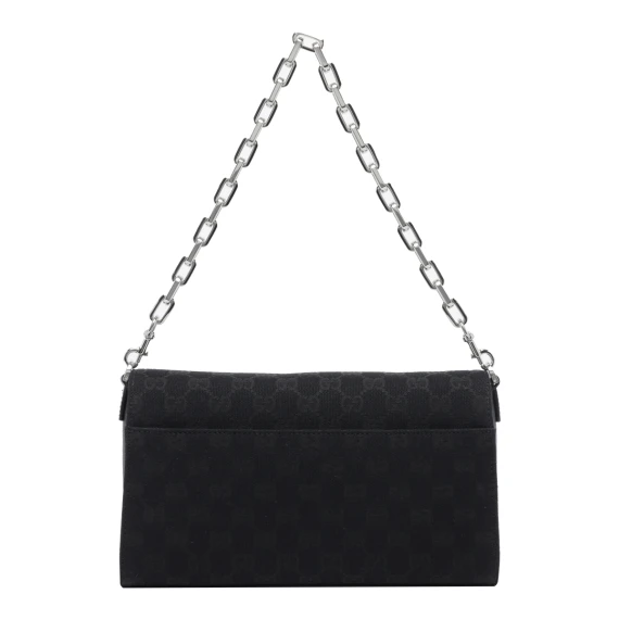 Black Horsebit Ristretto bag Gucci