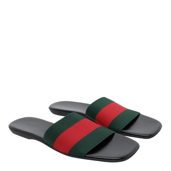 Riviera Flat Sandals Gucci
