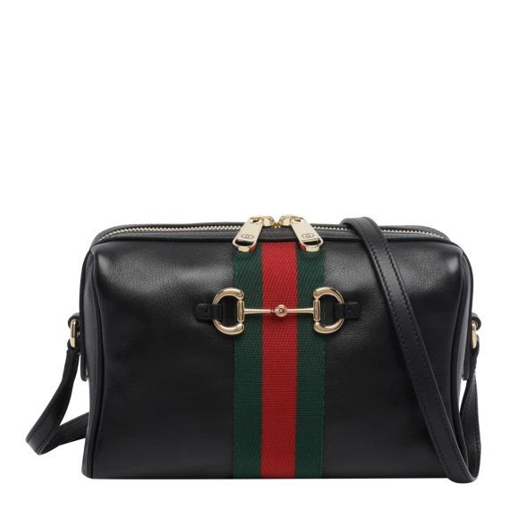 Borsa camera nera Horsebit Web