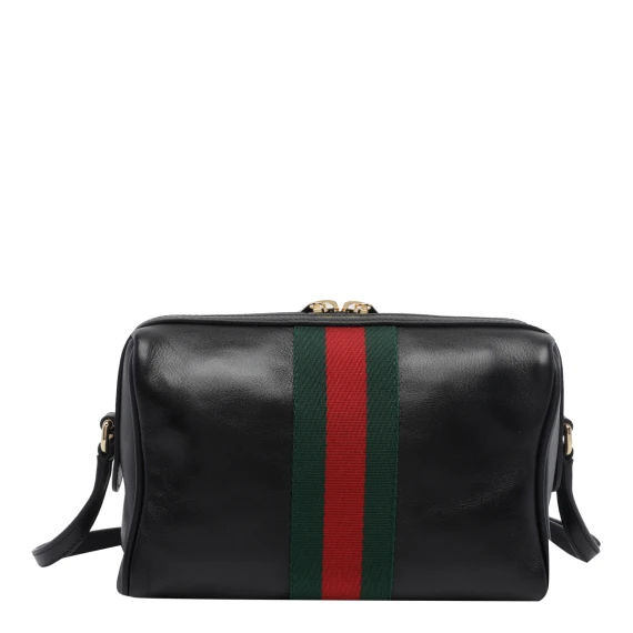 Black Horsebit Web camera bag Gucci
