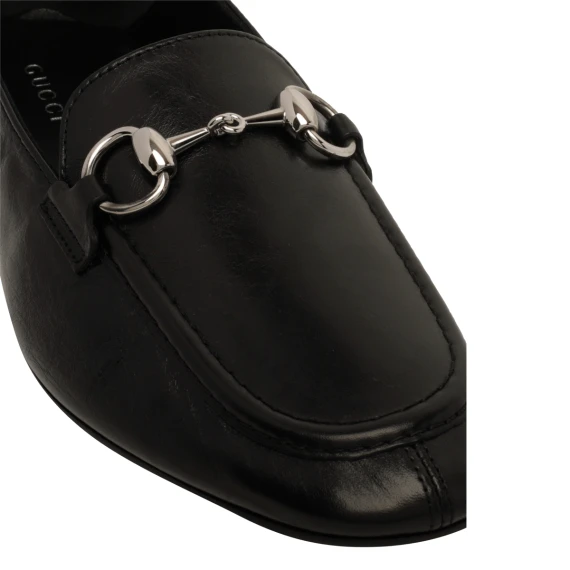 Black Jordaan Flat Loafers Gucci