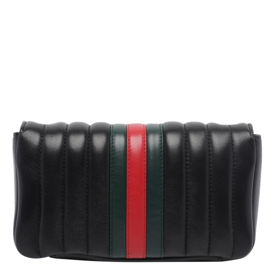Black Jetset GG Marmont Small Shoulder Bag Gucci