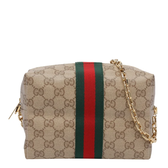 Borsa mini camera beige