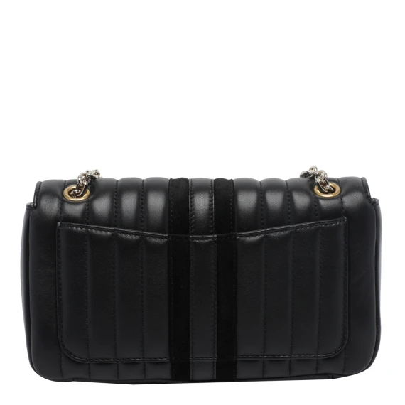 Borsa a tracolla nera Jetset GG Marmont Gucci