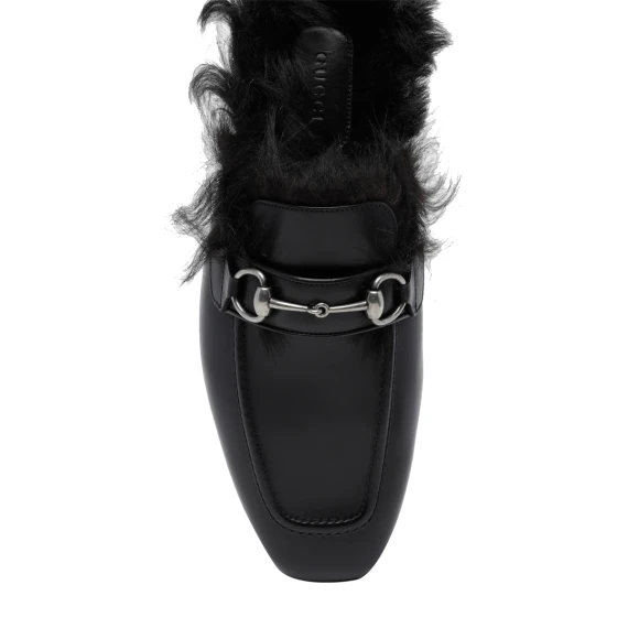 Black Casanova Slippers Gucci
