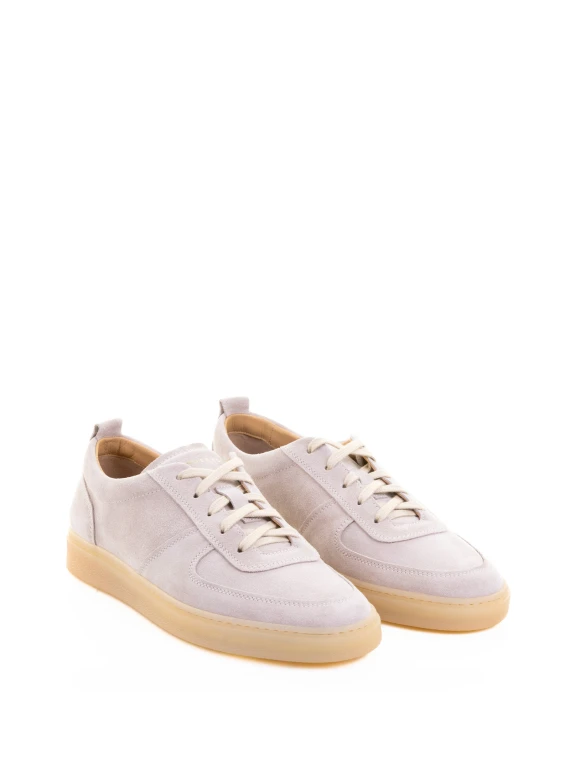 Sneaker uomo in suede e fondo a contrasto