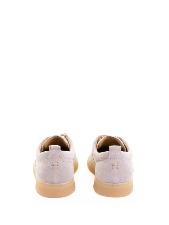 Sneaker uomo in suede e fondo a contrasto