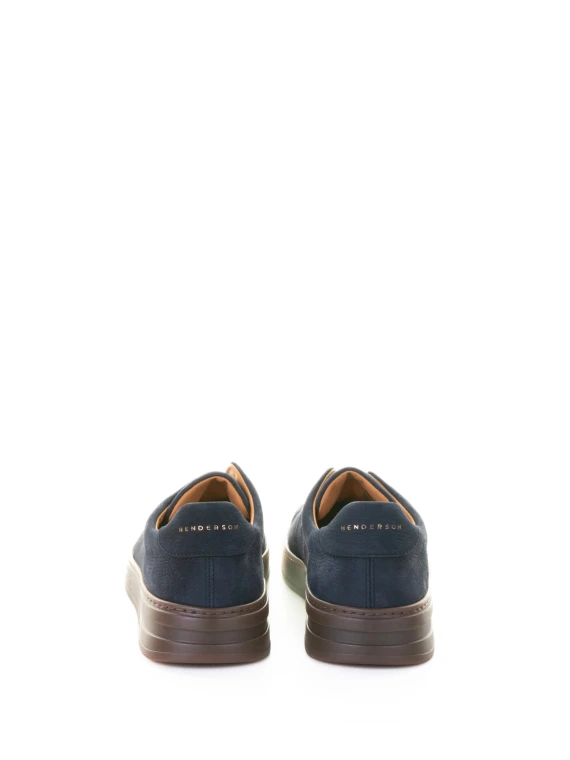 Navy blue suede slip-on sneaker Henderson