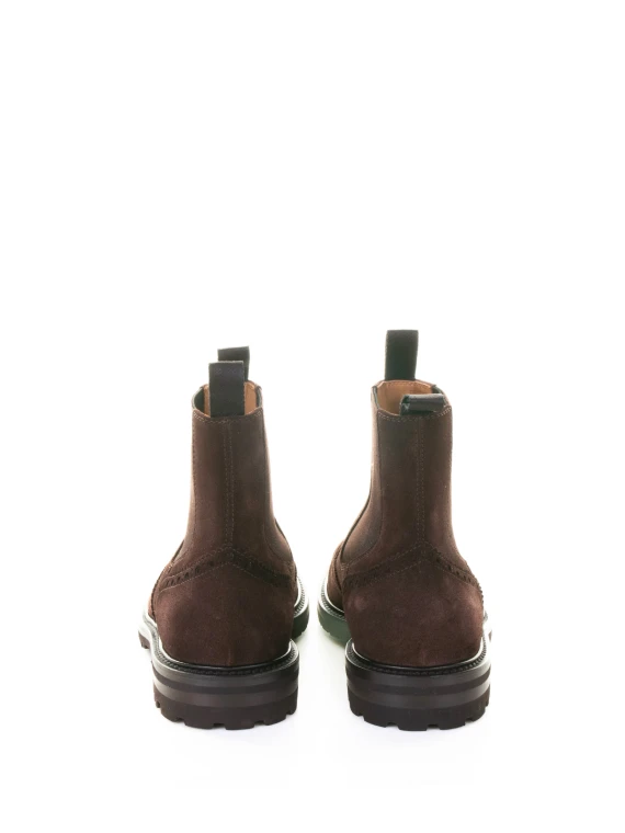 Stivaletti Chelsea in camoscio marrone cacao Henderson