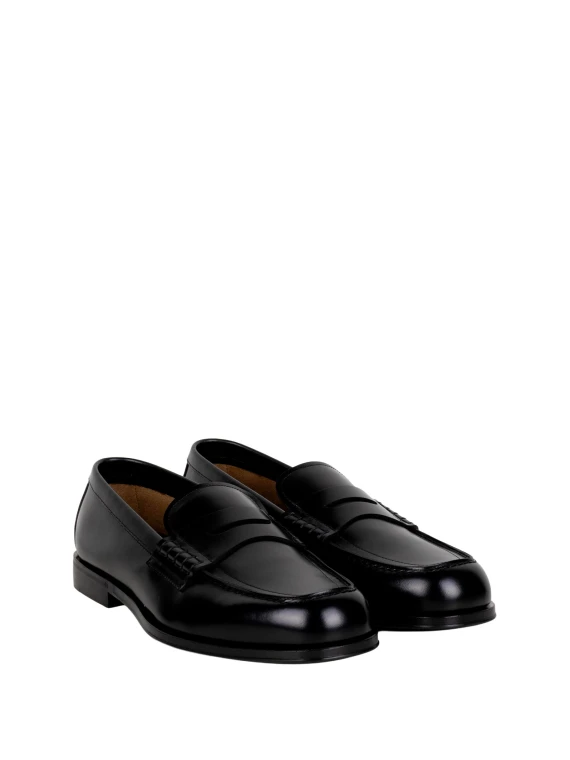 Mocassino nero lucido Henderson