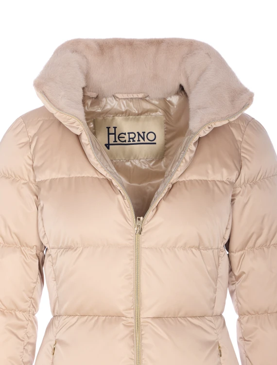 Herno Coats Beige