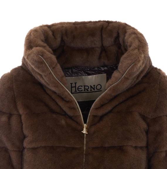 Faux Fur Down Jacket