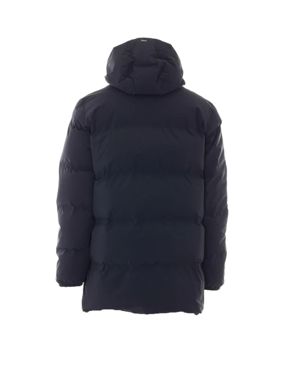 New Impact blue down jacket with hood HERNO