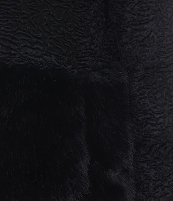 Black astrakhan-effect jacket HERNO