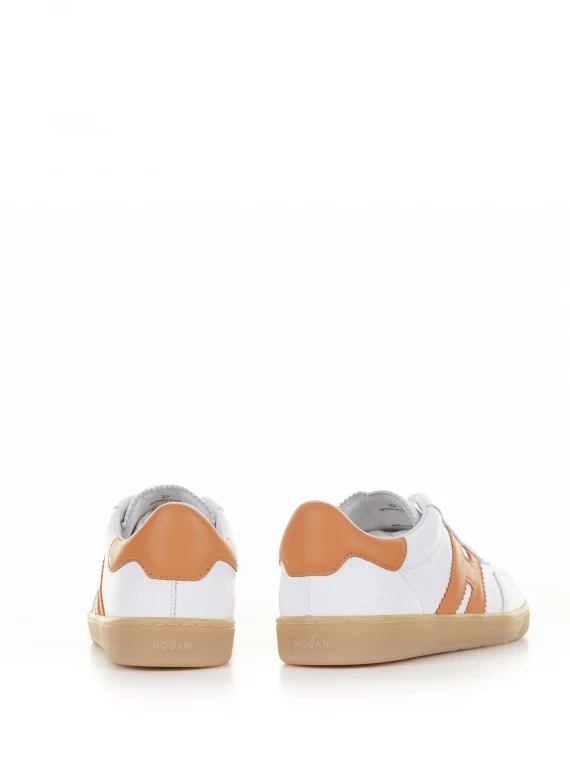 Sneakers Cool bianco arancio
