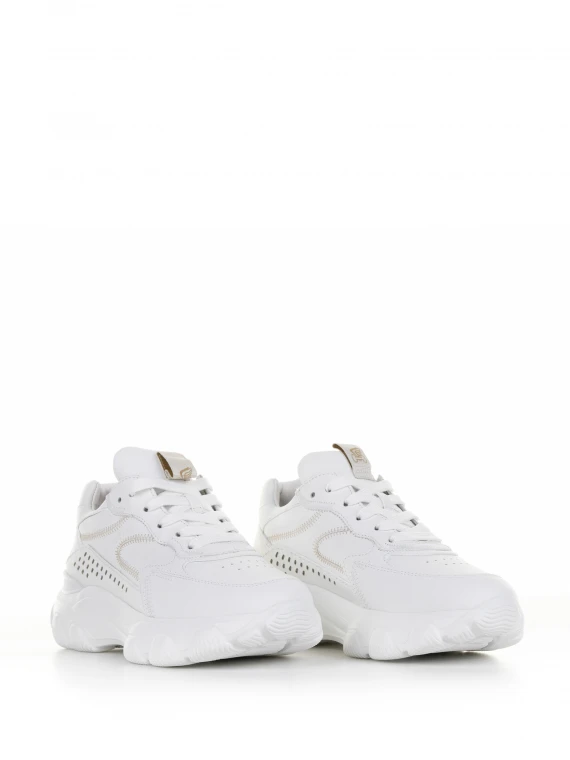 Hyperactive white sneakers