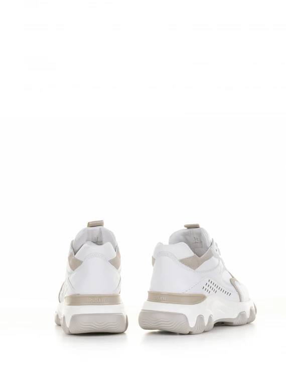Hyperactive sneakers white beige