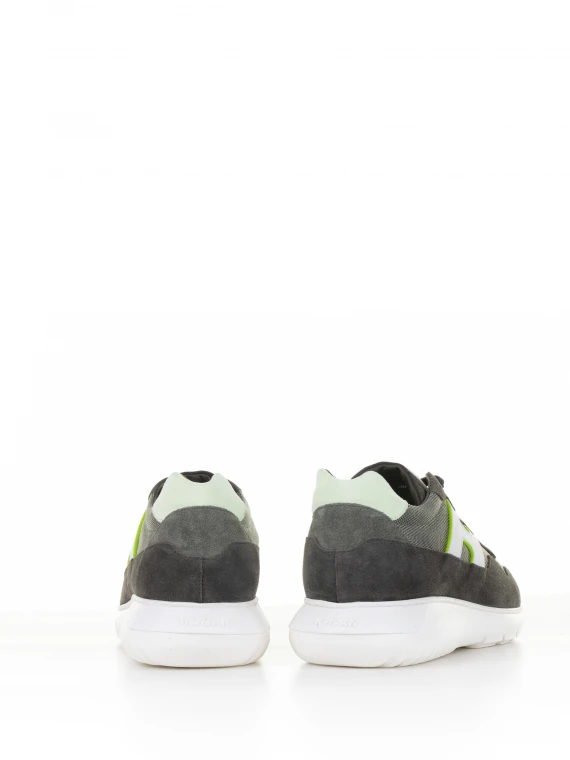 Sneakers Interactive³ in pelle e suede