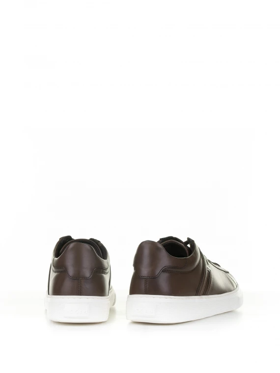 H365 brown leather sneaker