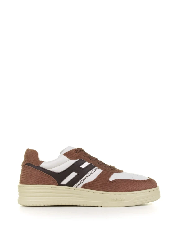 Sneakers H630 marrone in pelle - Taglia 40 - Hogan