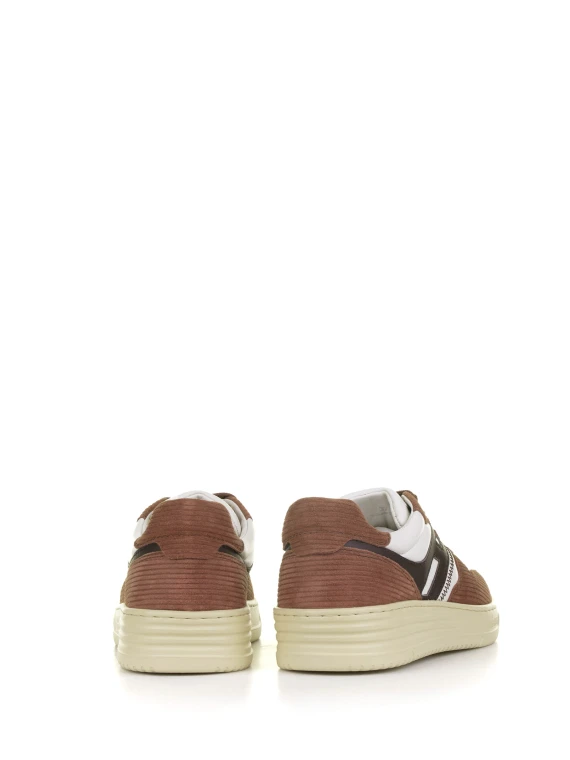 Sneakers H630 marrone in pelle