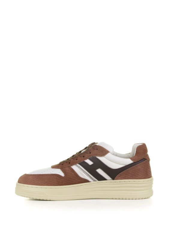 Sneakers H630 marrone in pelle