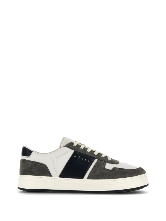 Sneaker H668 H-TV in pelle e suede - Taglia 9 - Hogan