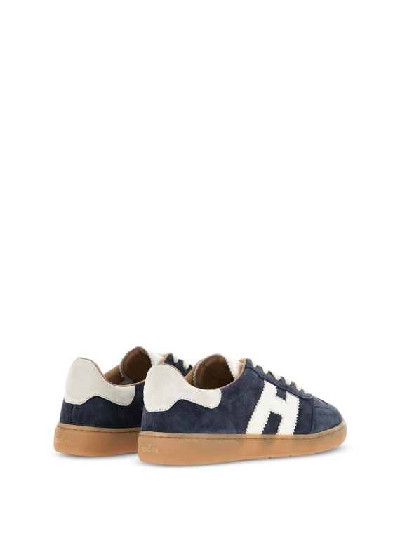 Sneaker donna Cool in suede blu