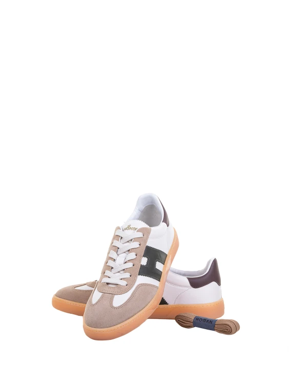 Sneaker Cool uomo in pelle e suede