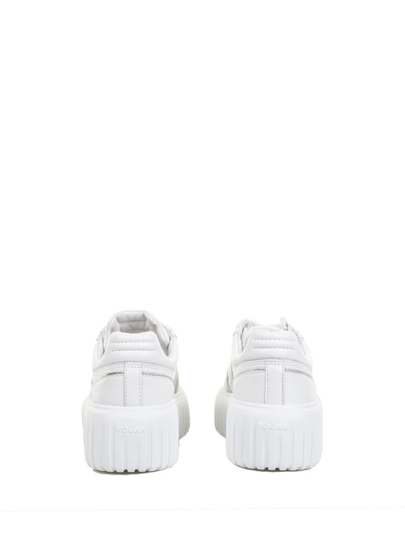 Sneaker H-Stripes donna in nappa