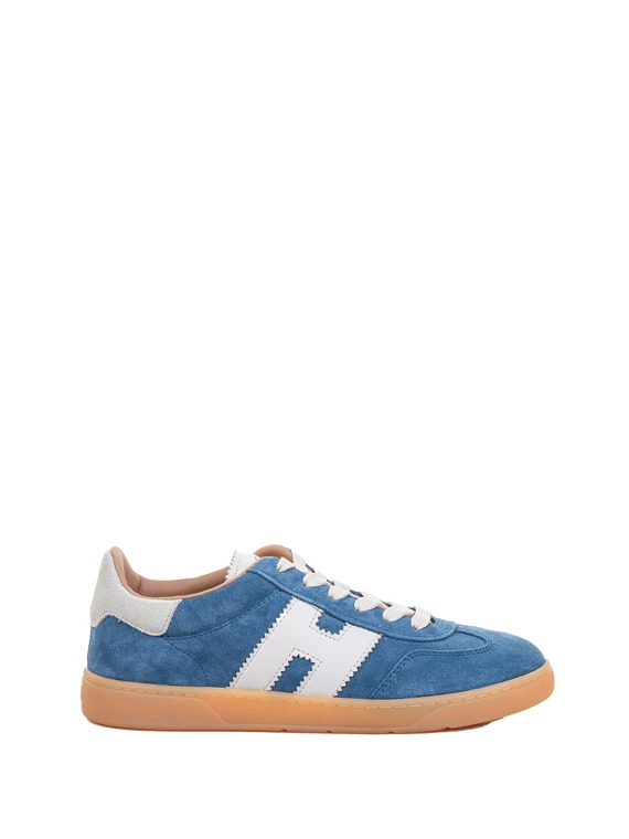 Sneaker Cool blue in suede