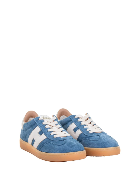 Sneaker Cool blue in suede
